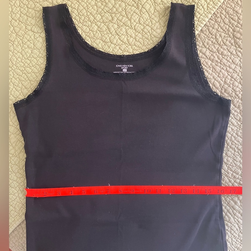 🎉 3/$15 Jones New York Sport Cotton Tank L - Picture 6 of 6